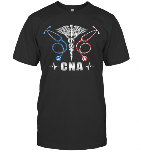 Stethoscope Caduceus As A Symbol Of Medicine Beat Cna T-Shirt