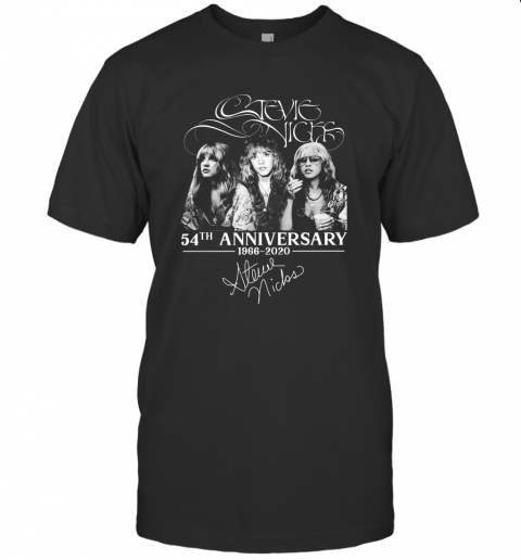Stevie Nicks 54Th Anniversary 1966 2020 Signature T-Shirt
