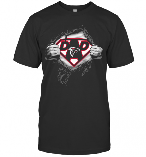 Superhero Atlanta Falcons Diamond Father'S Day T-Shirt