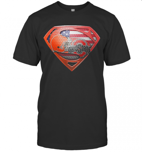 Superman Cleveland Browns And Cleveland Indians American Flag Independence Day T-Shirt