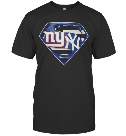 Superman New York Yankees And New York Yankees T-Shirt