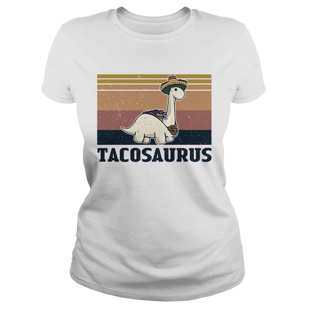 Tacosaurus taco dinosaur vintage Classic Ladies