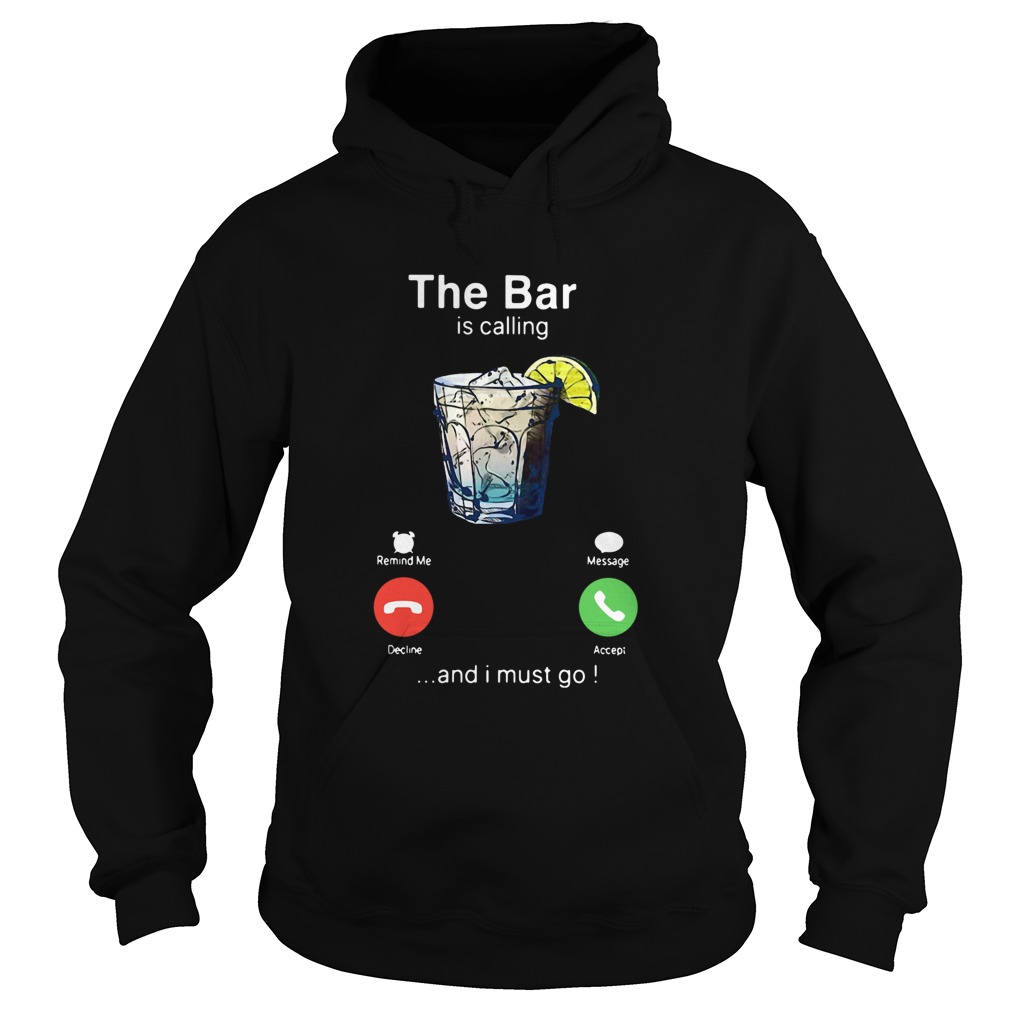 The Bar Is Calling And I Must Go Hoodie