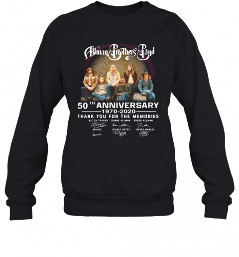 The Human Brothers Band 50Th Anniversary Thank You For The Memories T-Shirt Unisex Sweatshirt