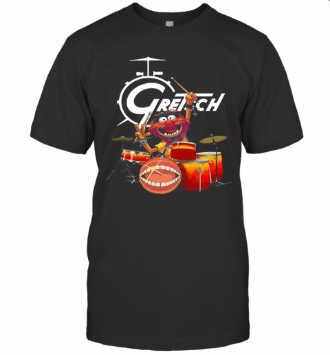 The Muppet Show Animal Playing Gretsch Drums T-Shirt