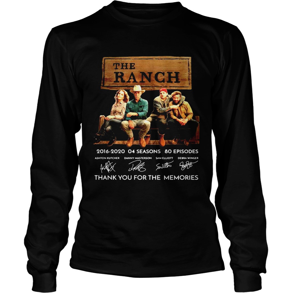 The Ranch Tv Series 20162020 Signature Thank You For The Memories Long Sleeve