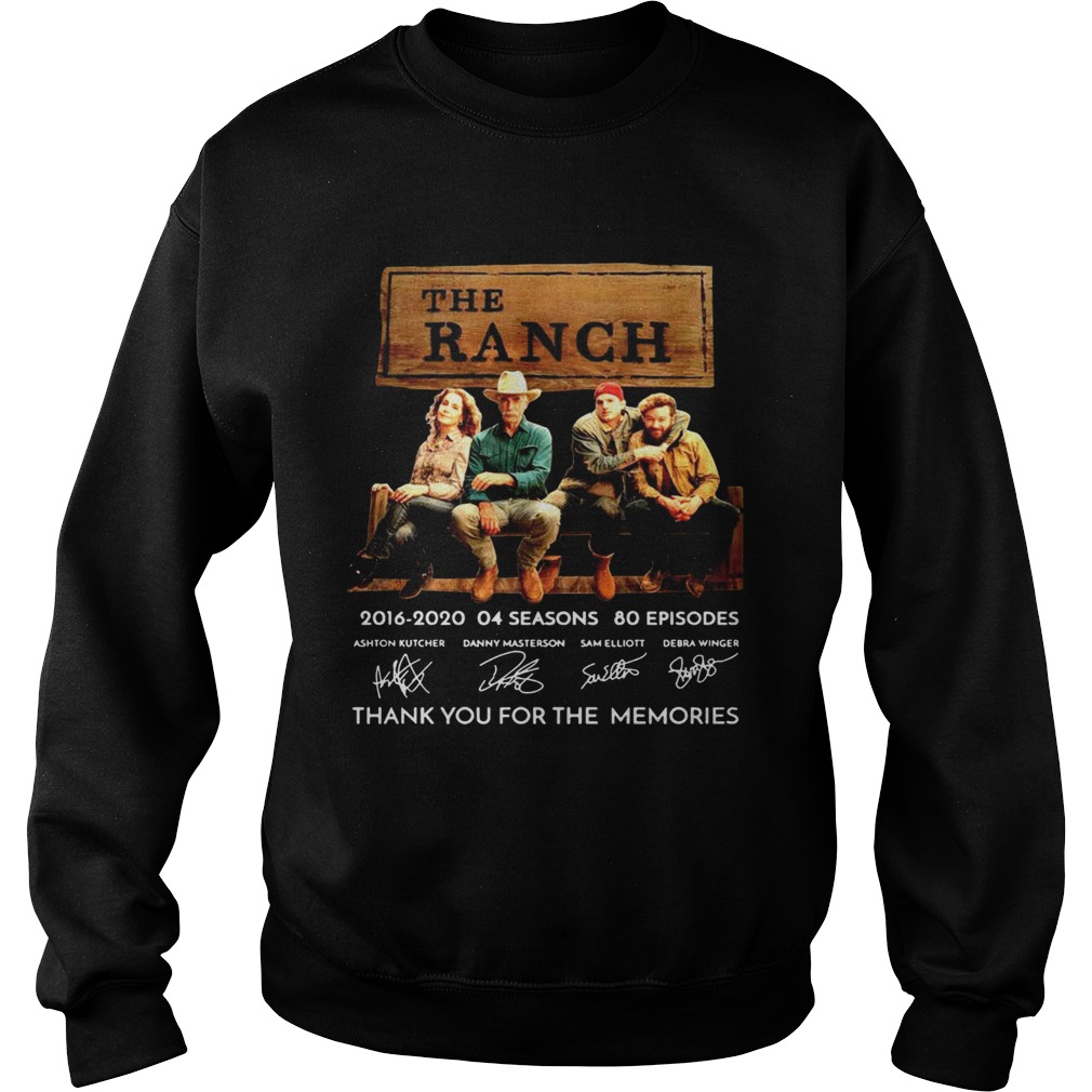 The Ranch Tv Series 20162020 Signature Thank You For The Memories Sweatshirt