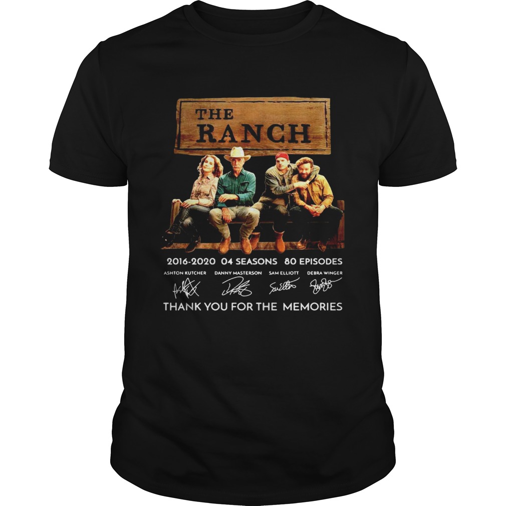 The Ranch Tv Series 20162020 Signature Thank You For The Memories shirt