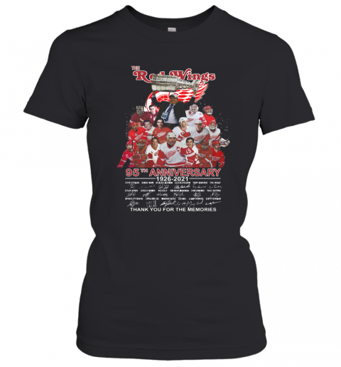 The Red Wings 95Th Anniversary 1926 2021 Thank You For The Memories T-Shirt Classic Women's T-shirt