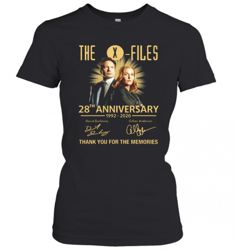 The X Files 28Th Anniversary 1992 2020 Thank You For The Memories T-Shirt Classic Women's T-shirt