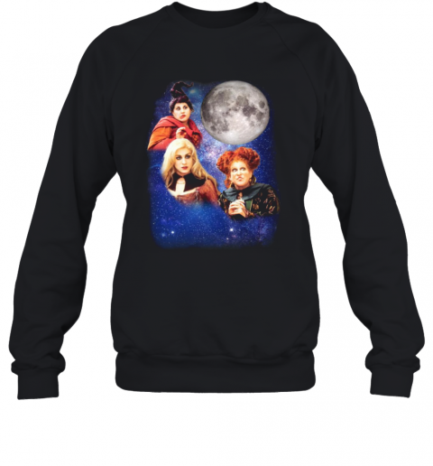 Three Hocus Pocus Moon T-Shirt Unisex Sweatshirt