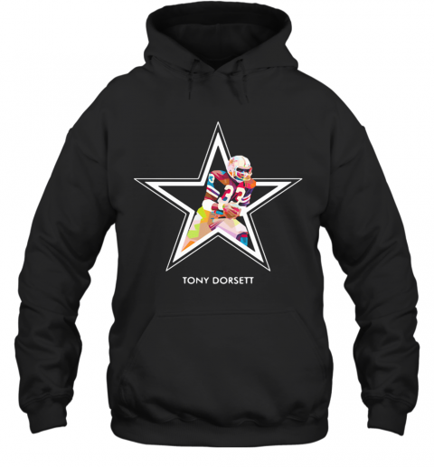 Tony Dorsett 33 Dallas Cowboys Football Art T-Shirt Unisex Hoodie