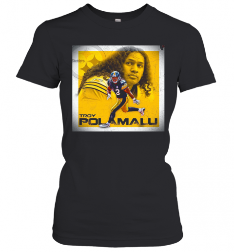 Troy Polamalu Pittsburgh Steelers Football Team T-Shirt Classic Women's T-shirt