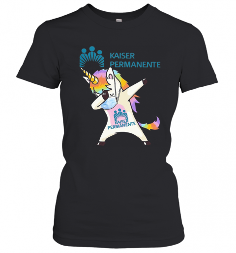 Unicorn Mask Dabbing Kaiser Permanente T-Shirt Classic Women's T-shirt