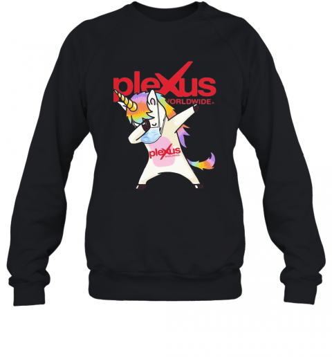 Unicorn Mask Dabbing Plexus Worldwide T-Shirt Unisex Sweatshirt