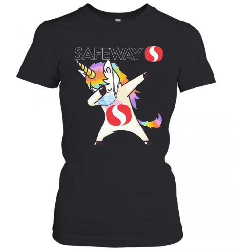 Unicorn Mask Dabbing Safeway Logo T-Shirt Classic Women's T-shirt