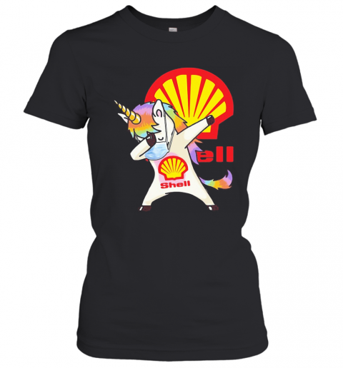 Unicorn Mask Dabbing Shell Logo T-Shirt Classic Women's T-shirt