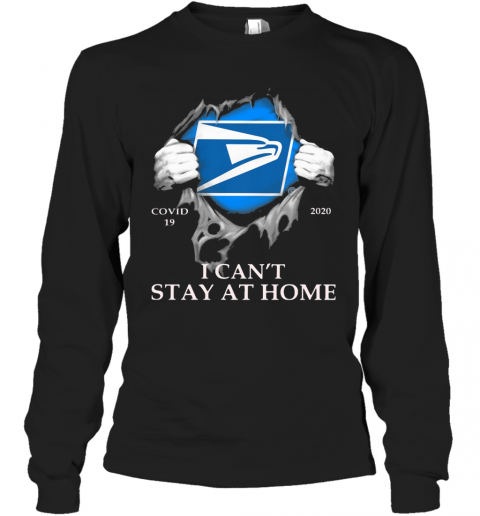 United States Postal Service Covid 19 2020 I Can'T Stay At Home Hand T-Shirt Long Sleeved T-shirt 