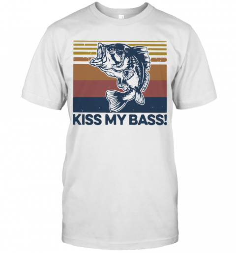 Vintage Fish Kiss My Bass T-Shirt