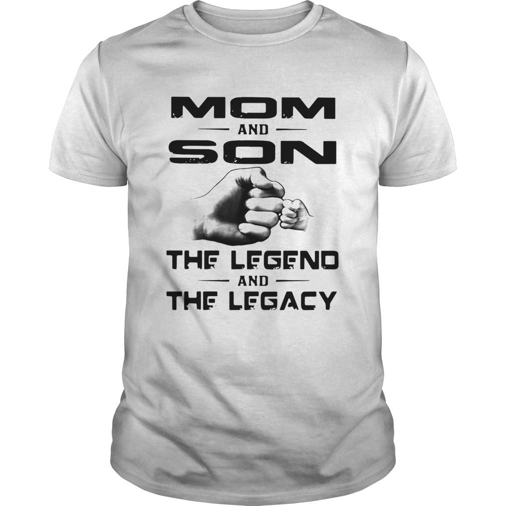 Vintage Mom And Son The Legend And The Legacy shirt