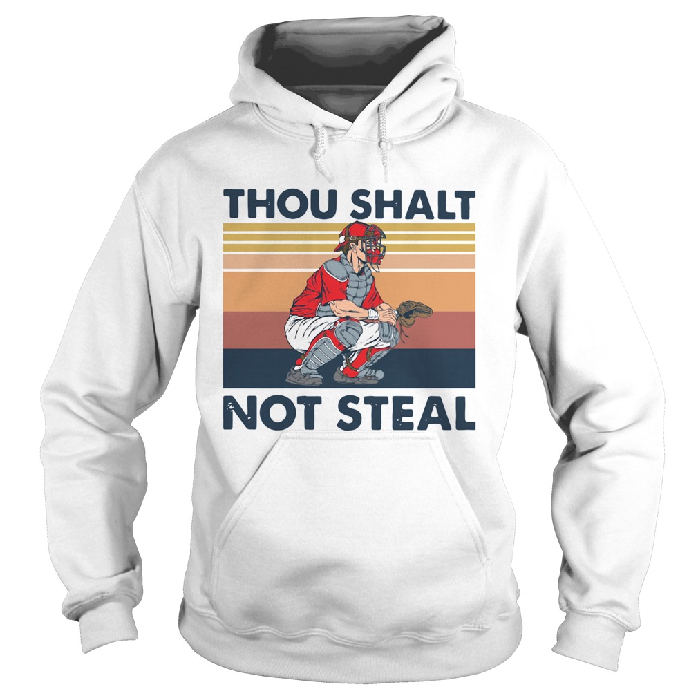 Vintage Thou Shalt Not Steal Hoodie