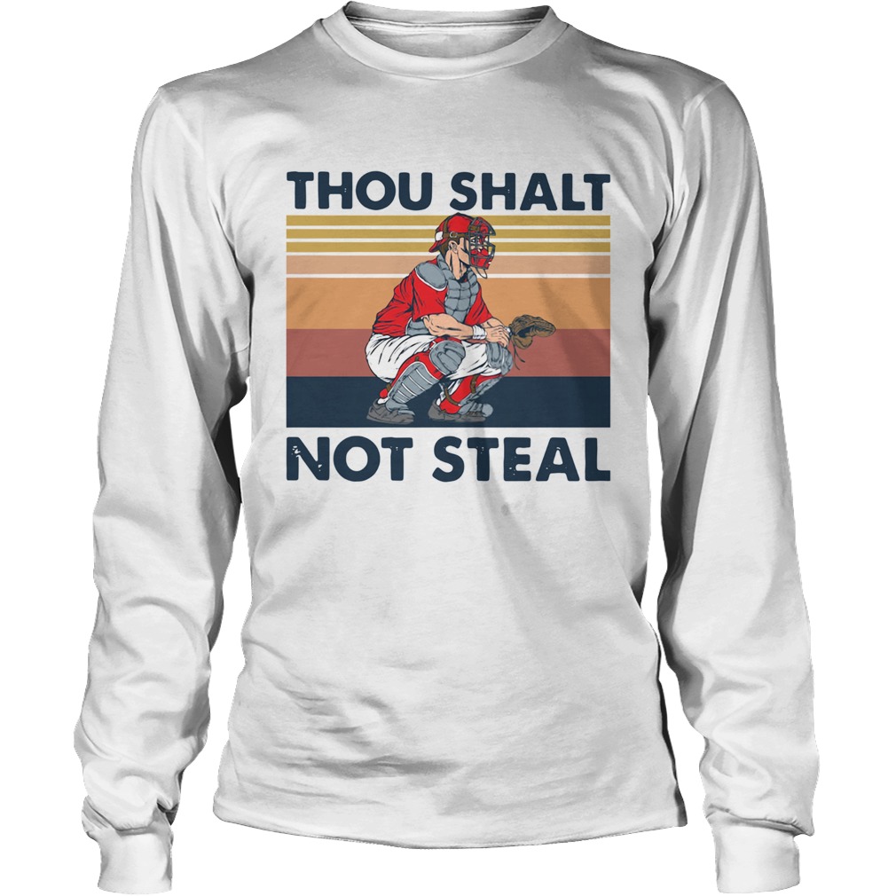 Vintage Thou Shalt Not Steal Long Sleeve