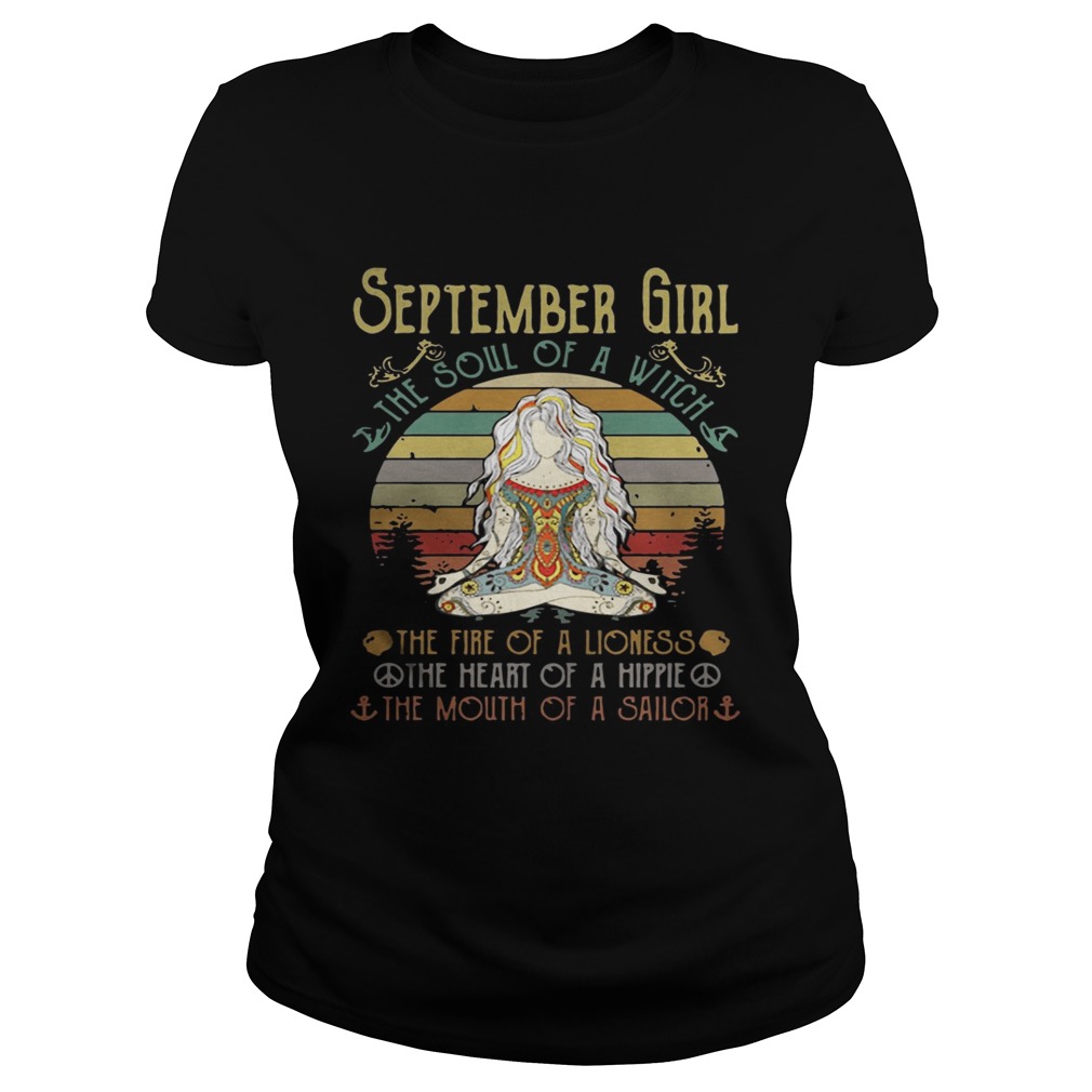 Vintage Yoga September Girl The Soul Of The Witch Classic Ladies