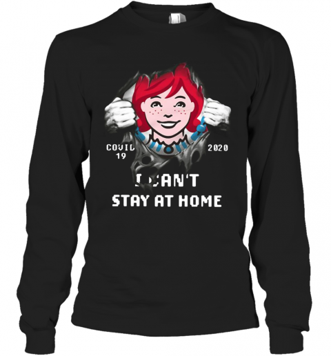 Wendy'S Inside Me Covid 19 2020 I Can'T Stay At Home T-Shirt Long Sleeved T-shirt 