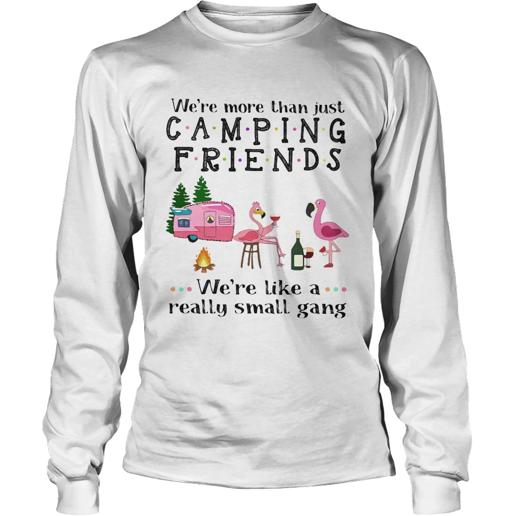 Were more than just camping friends were like a really small gang Flamingo Long Sleeve