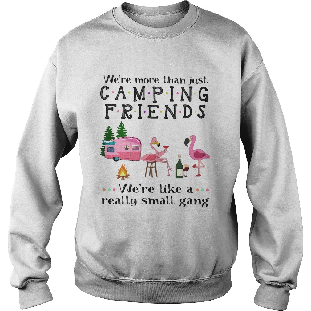 Were more than just camping friends were like a really small gang Flamingo Sweatshirt