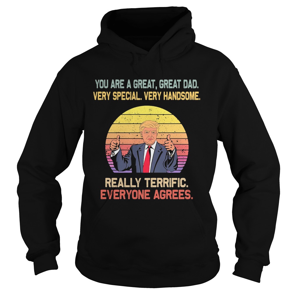 You are a great great dad very special very handsome Trump vintage Hoodie
