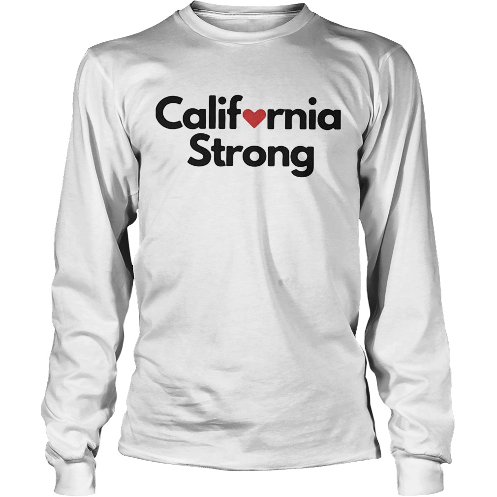 california strong heart Long Sleeve
