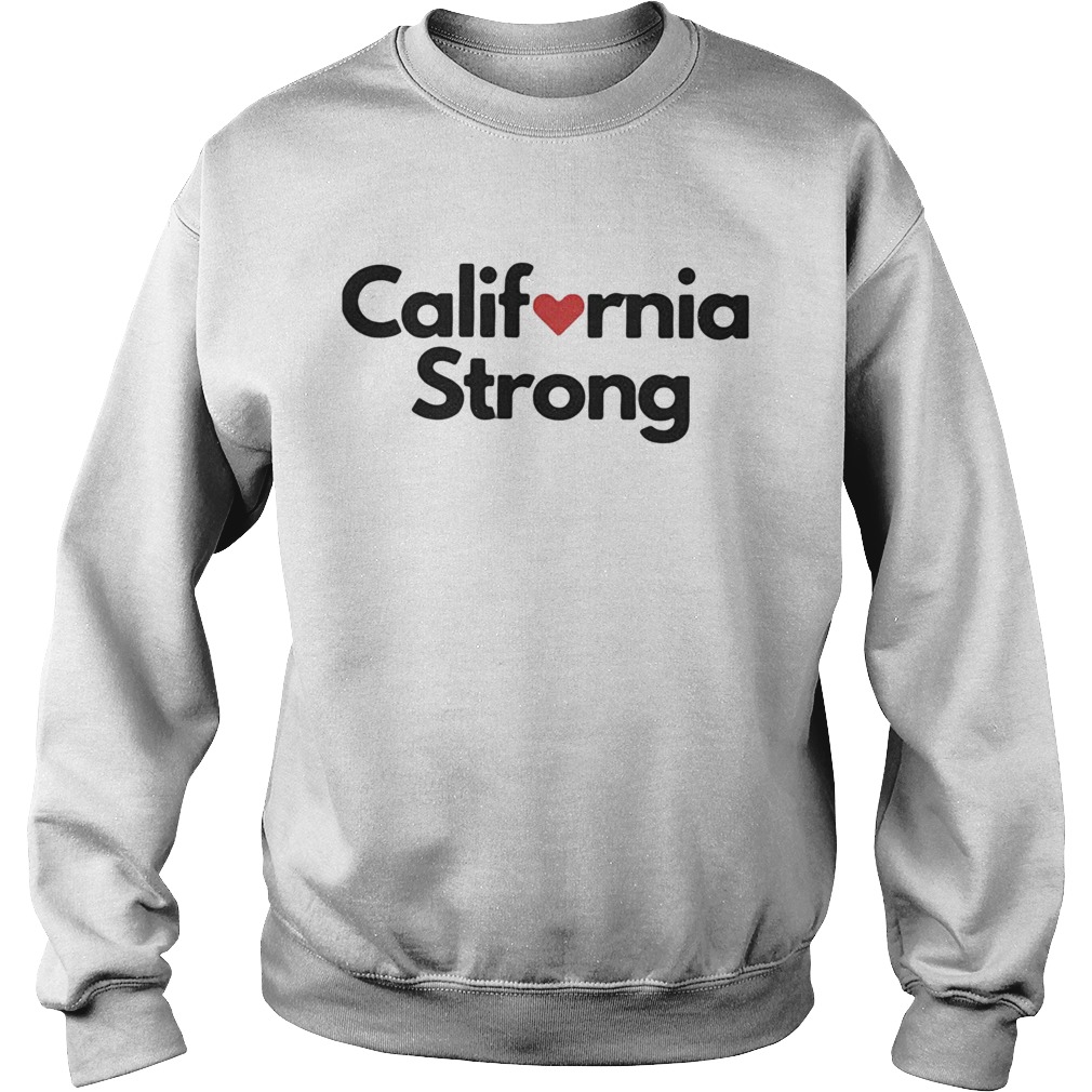 california strong heart Sweatshirt