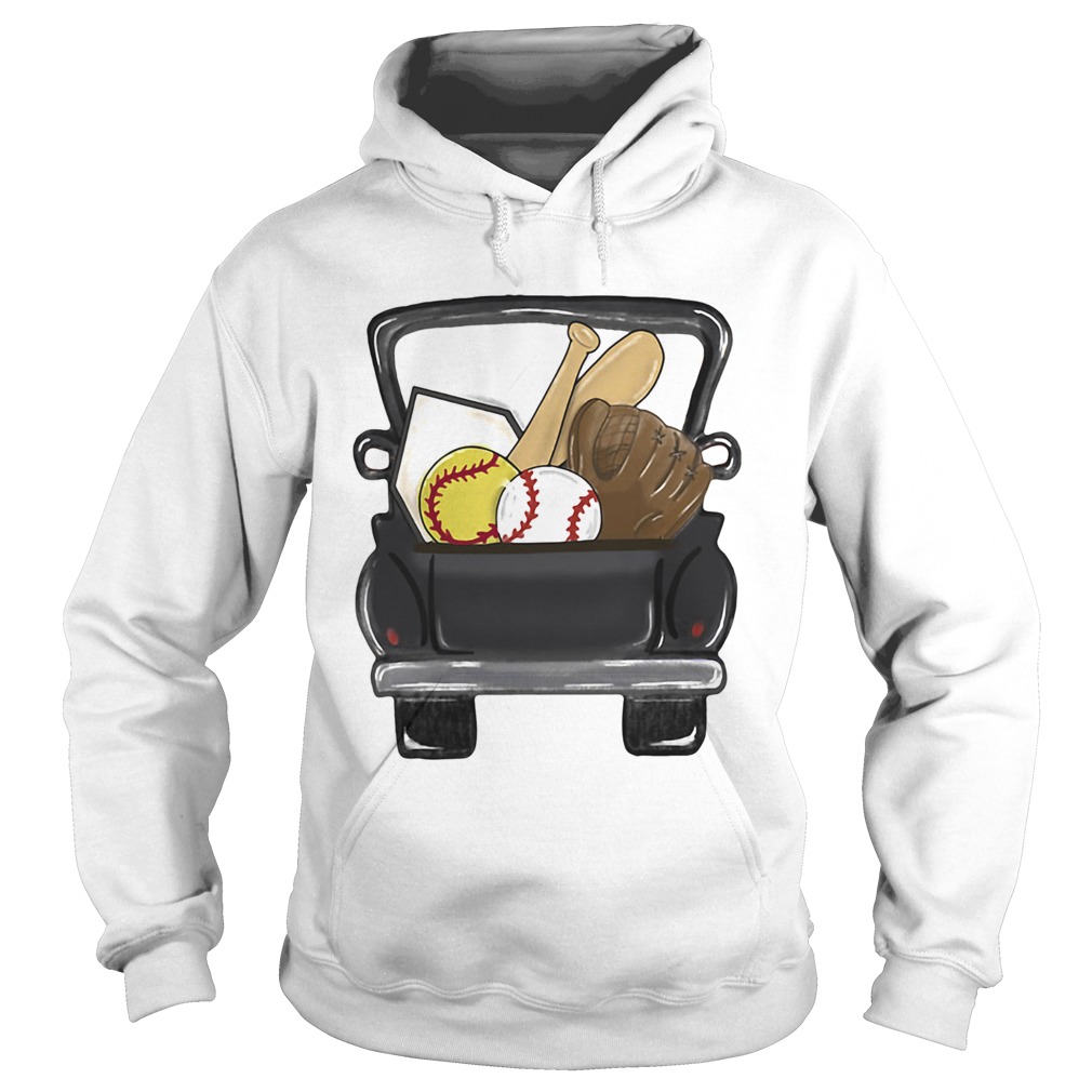 softball baseball car Hoodie