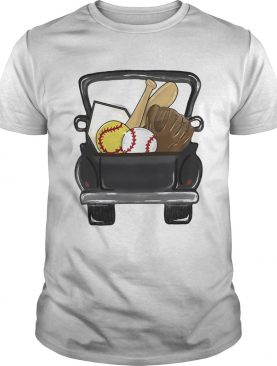 softball baseball car shirt