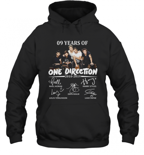09 Years Of One Direction 2010 2019 Signatures T-Shirt Unisex Hoodie
