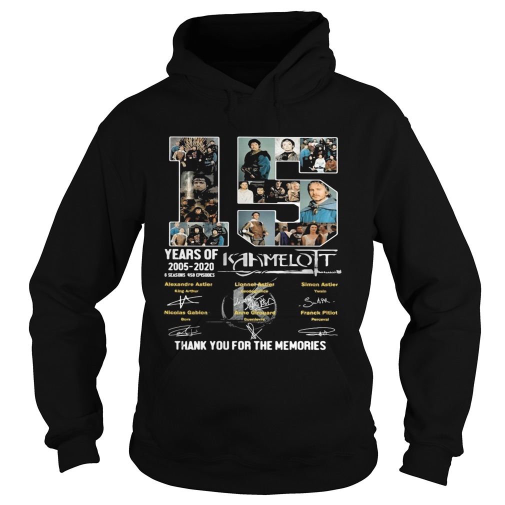 15 years of 2005 2020 6 seasons 458 episodes kaamelott thank you for the memories signatures Hoodie