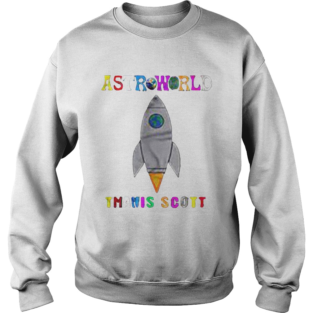 1592474447Astroworld Travis Scott Rocket Poster Version Sweatshirt