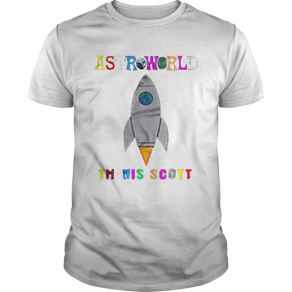 Astroworld Travis Scott Rocket Poster Version shirt