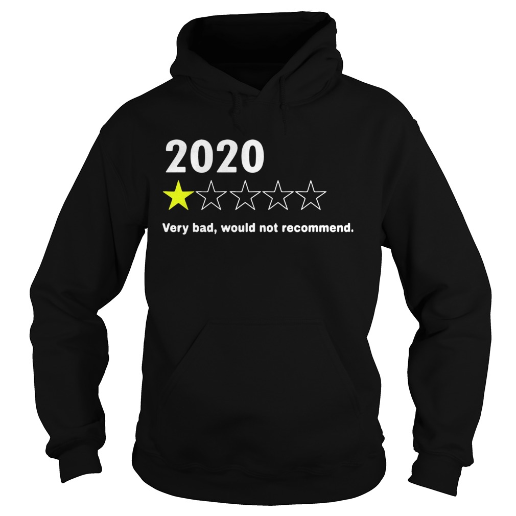 2020 Very Bad Would Not Recommend Hoodie