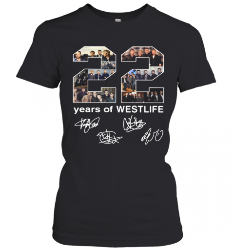 22 Years Of Westlife Signatures T-Shirt Classic Women's T-shirt