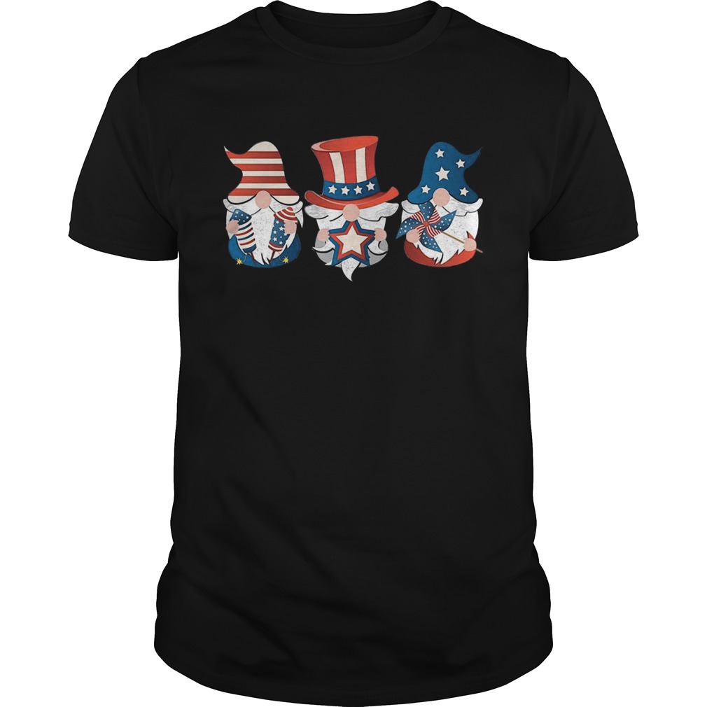 4th Of July American Flag Gnome shirt