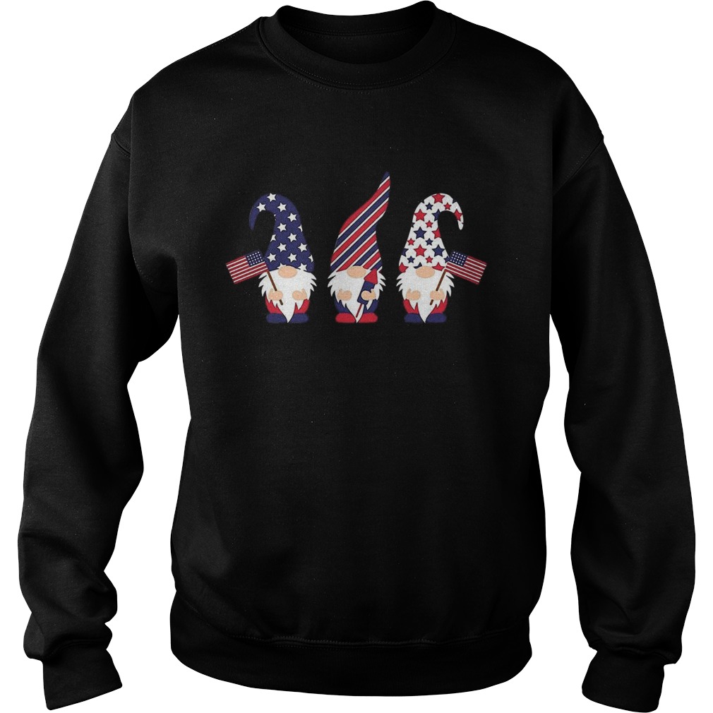 4th Of July Gnome American Flag Sweatshirt