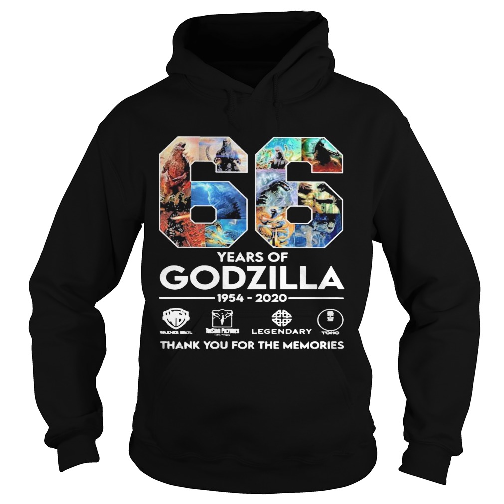 66 Years Of Godzilla 1954 2020 Thank You For The Memories Hoodie