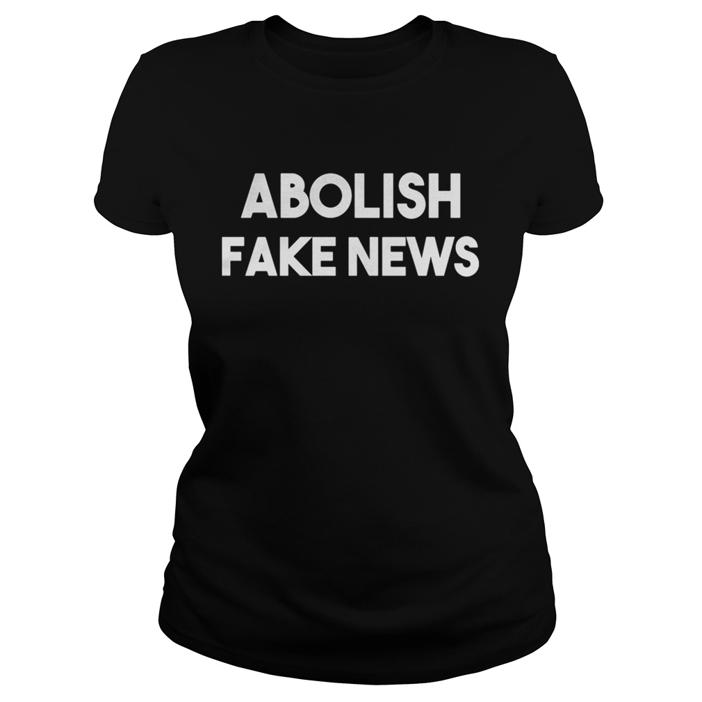 Abolish fake news american AF Classic Ladies
