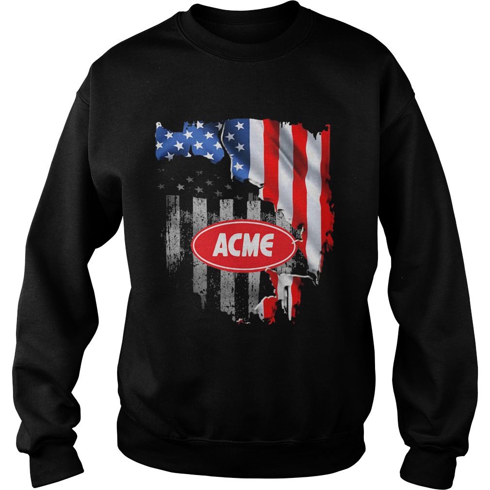 Acme american flag independence day Sweatshirt