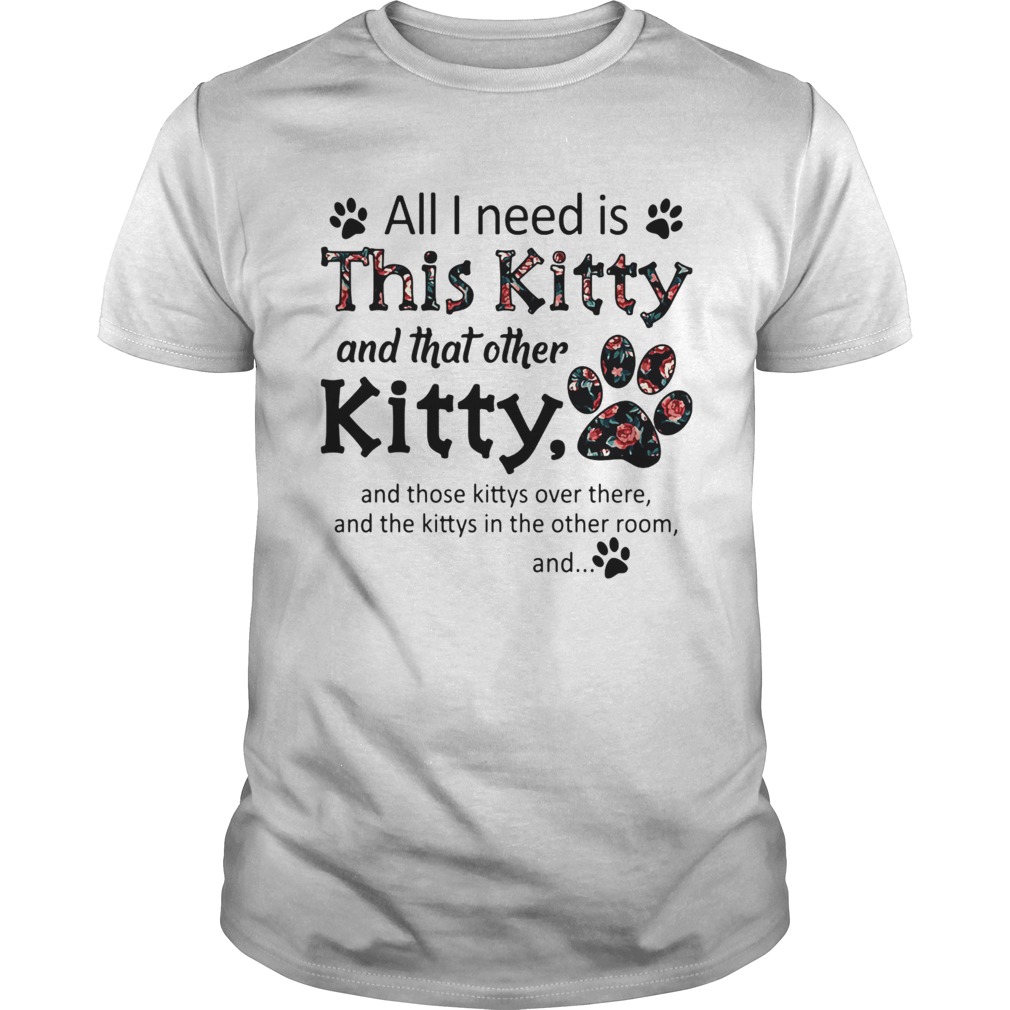 All I Need Is This Kitty And That Other Kitty shirt