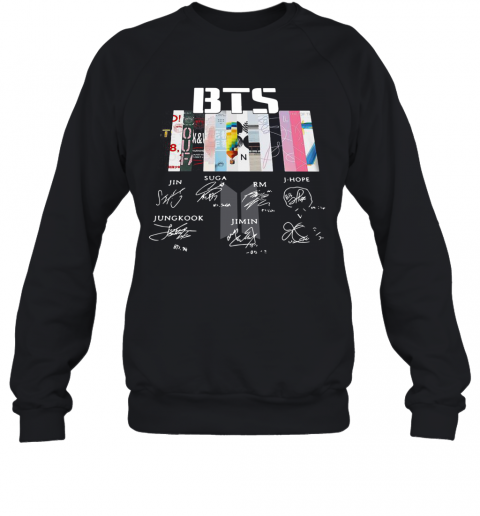 BTS Graphic Signatures T-Shirt Unisex Sweatshirt