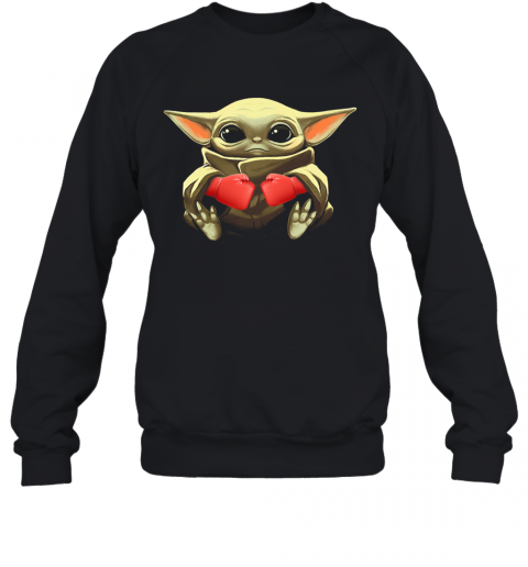 Baby Yoda Boxing T-Shirt Unisex Sweatshirt