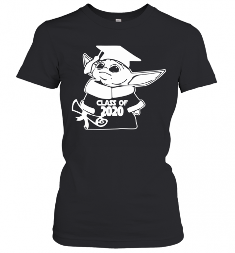 Baby Yoda Graduate Class Of 2020 T-Shirt Classic Women's T-shirt